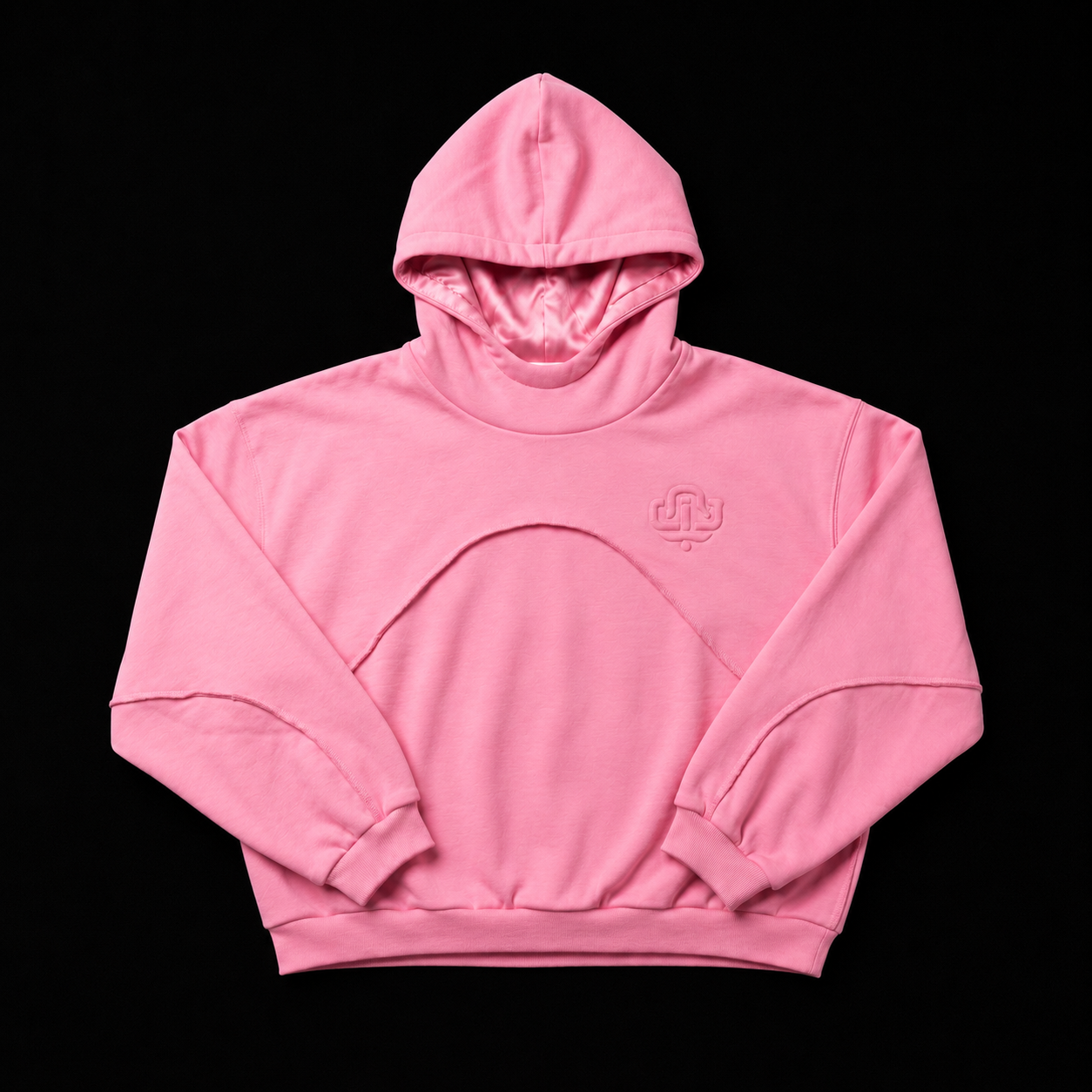 cropped hoodie pink