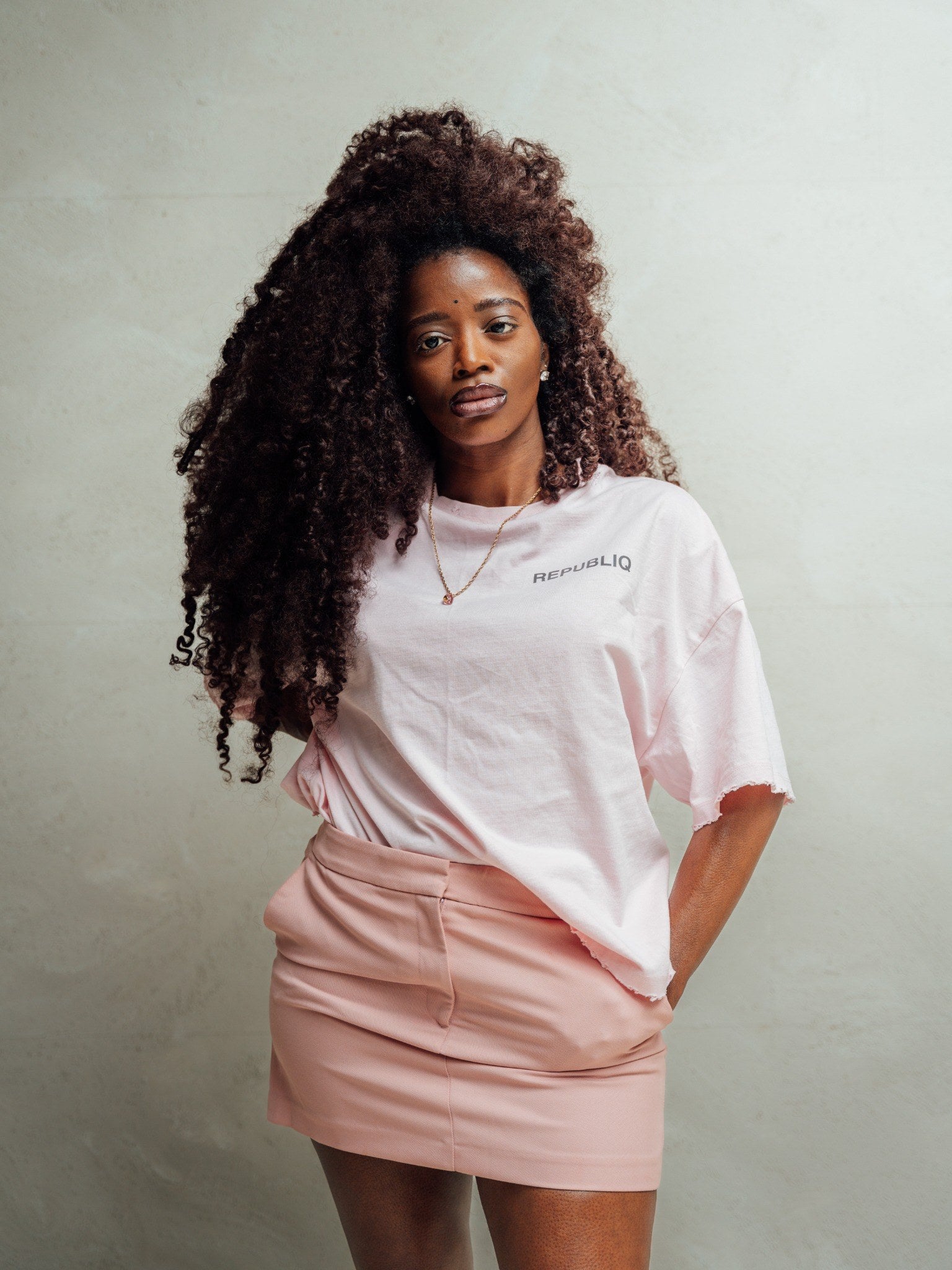 Boxy Tee pink