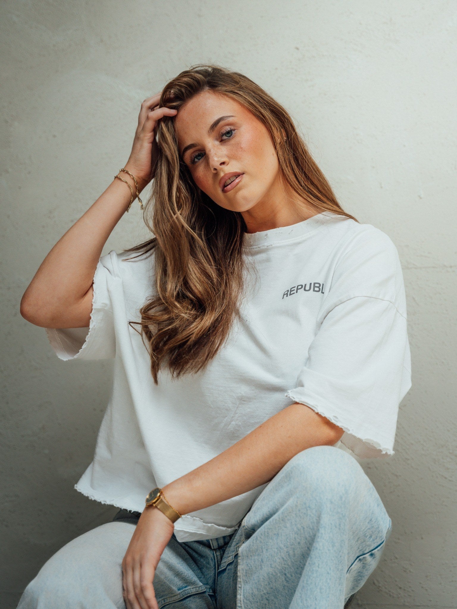 Boxy Tee white